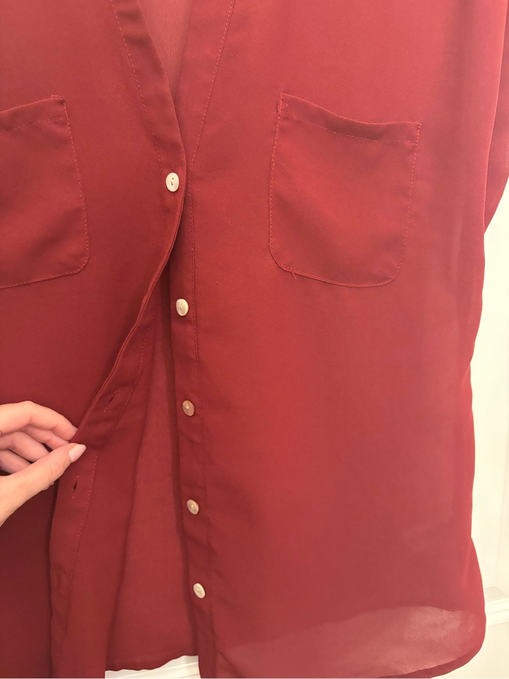 Red Blouse - Picture 5 of 7